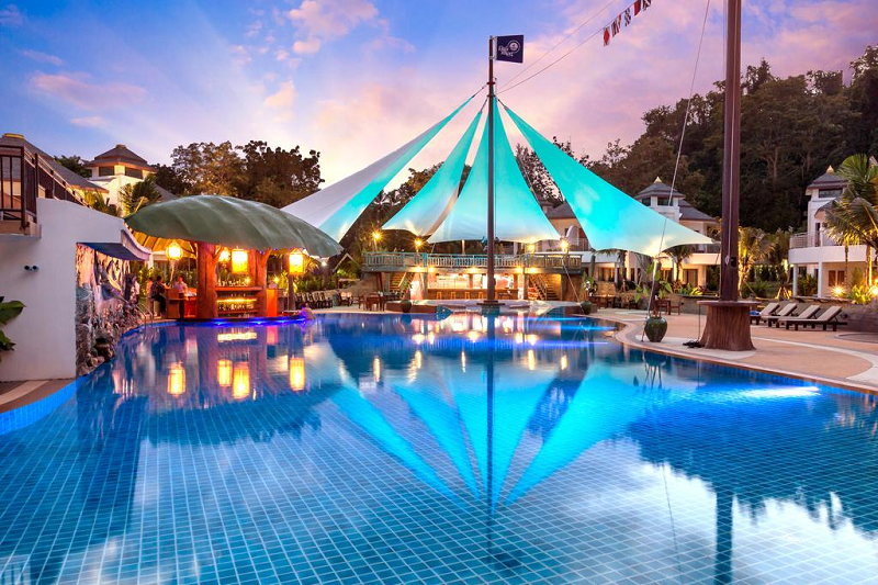 Krabi Resort zwemmen
