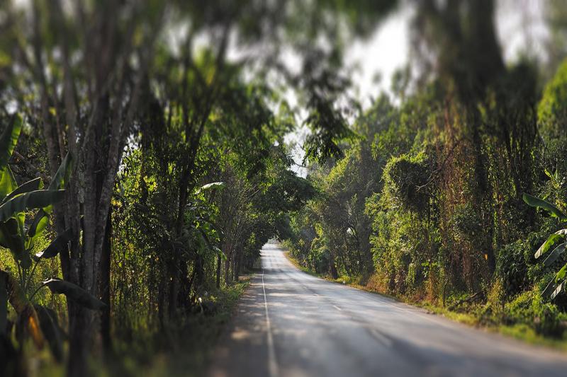 Klassieke motor rondreis Khao Sok Thailand