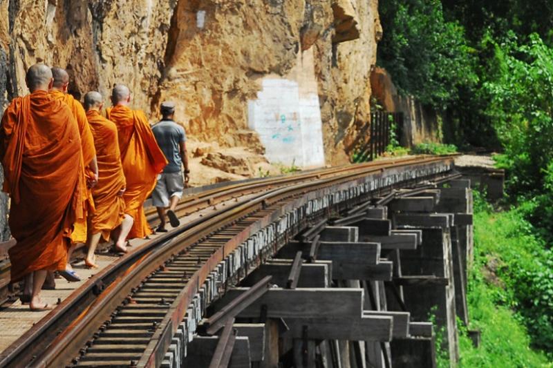 River Kwai Jungle Raft Green Wood Travel