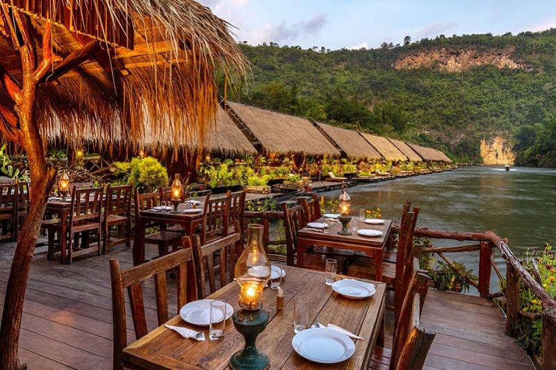 River Kwai Jungle Raft Green Wood Travel