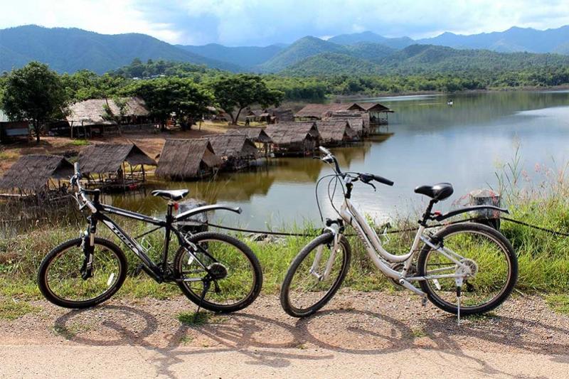 fietsen in chiang rai