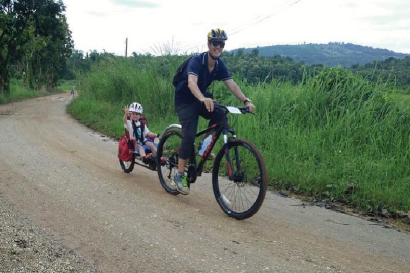 Halve dag fietstrip door het Lanna landschap