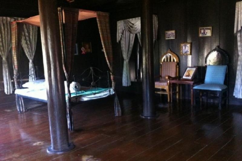 antieke huizen Phatthalung