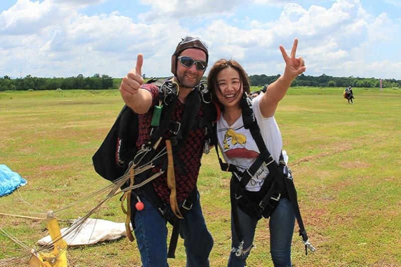 Skydive tandemsprong Thailand