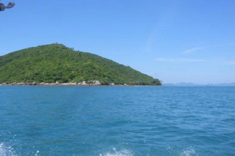 Zwemmen met varkens op Koh Matsum