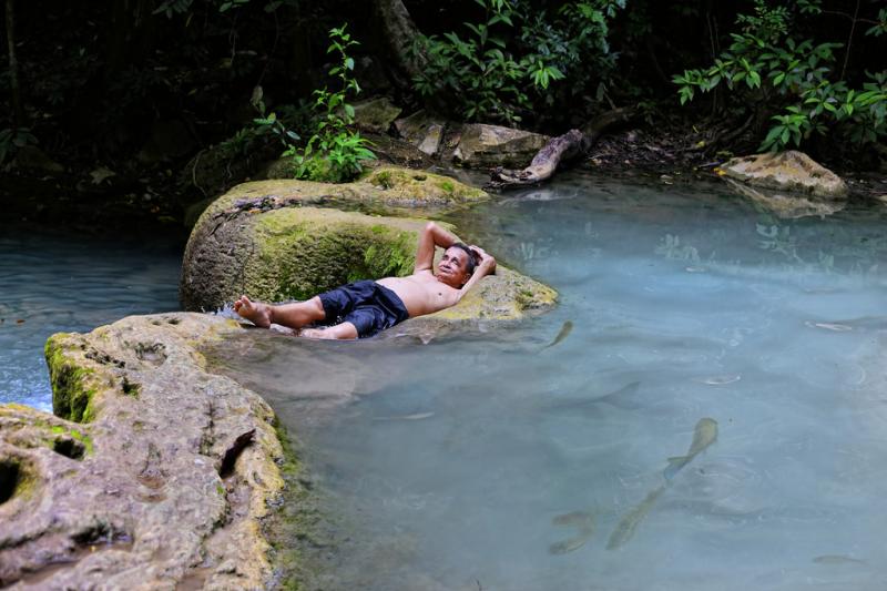 Erawan Waterval (Halve dag)