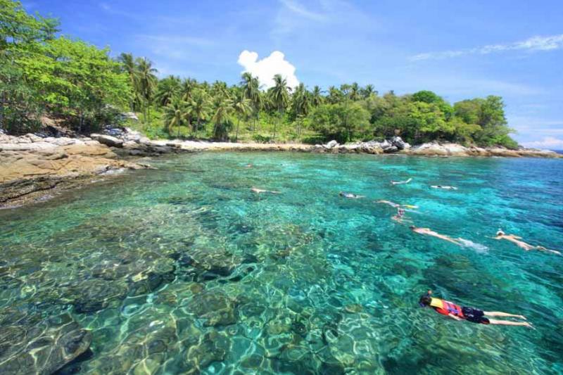 Racha eiland snorkelen